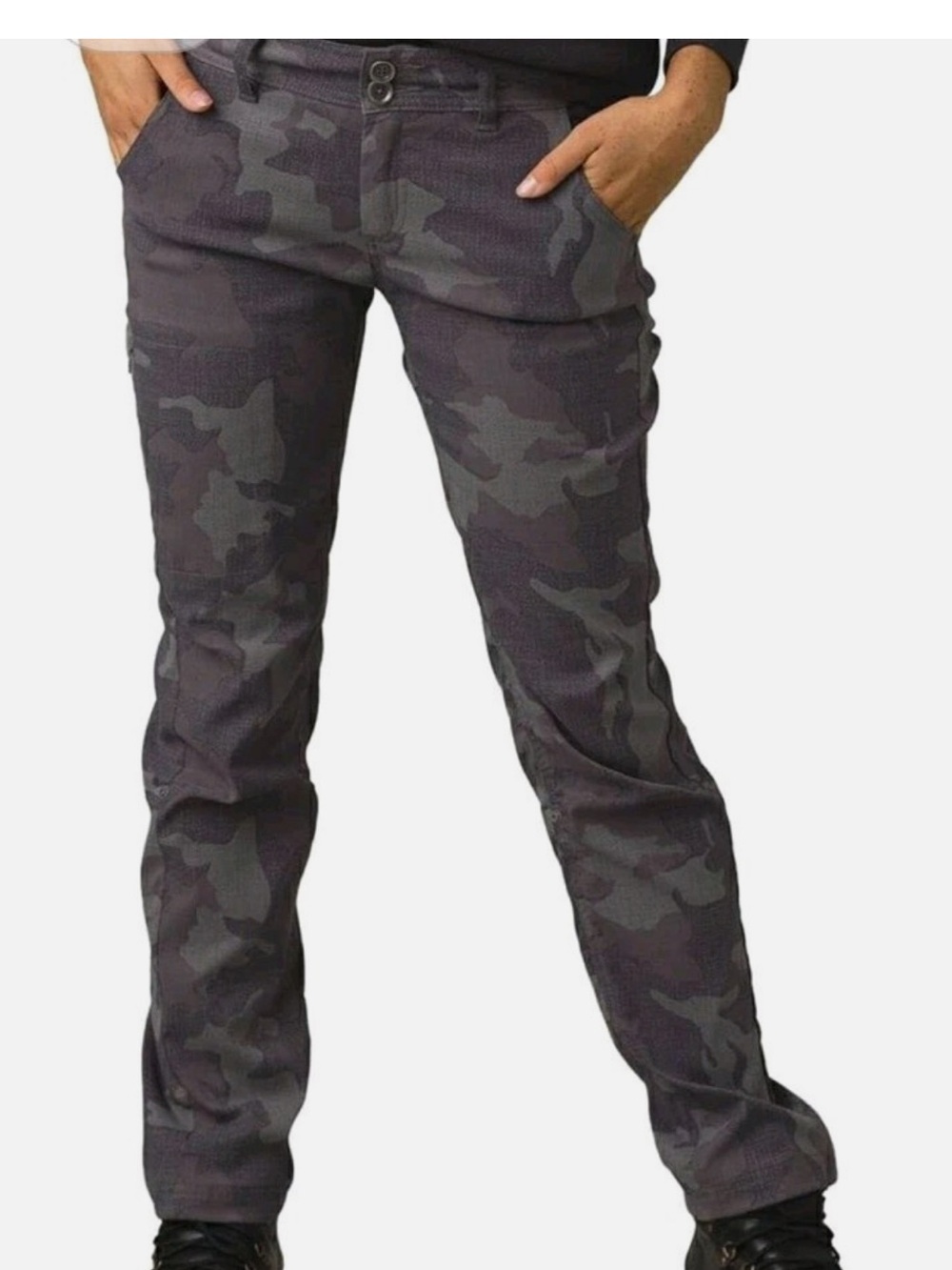 prAna Women's Halle Lavender Camo Pants